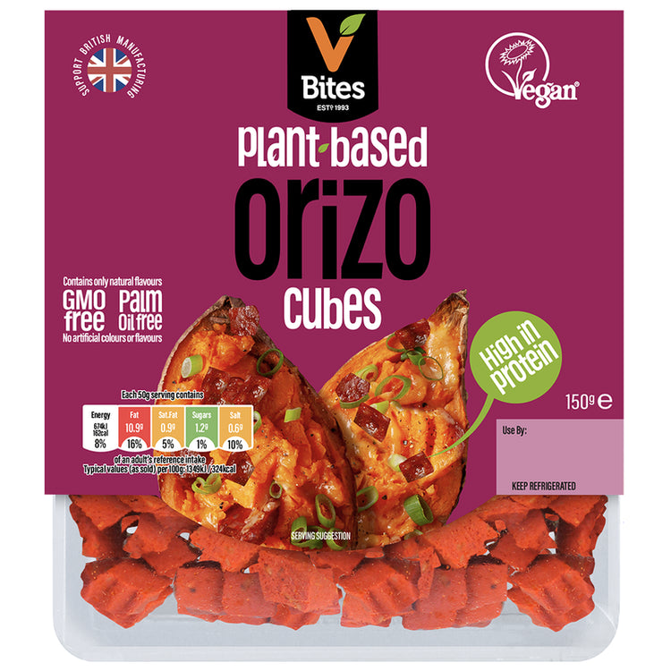 Vbites Vegan Vorizo Chorizo Cubes 150g