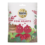 Biona Organic Jelly Pomegranate Hearts Sweets 75g