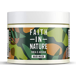 faith in nature shea & argan nourishing hair mask 300ml