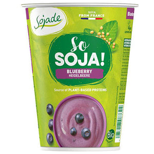 sojade vegan blueberry soya yogurt 400g