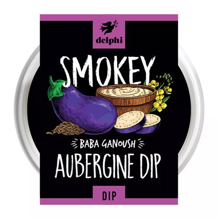 delphi fresh aubergine dip 170g
