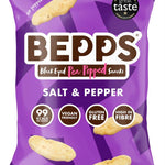 Bepps Pea Pops Salt & Black Pepper 70g