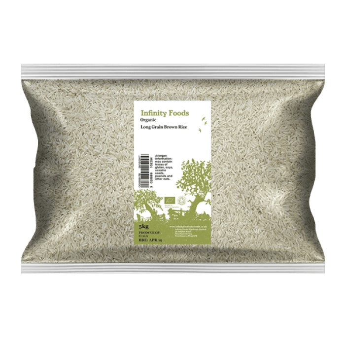 Organic Brown Long Grain Rice 5kg