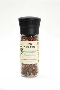 Salz-Berg Rainbow Peppers Grinder 5- Mixed Peppercorns 50g - Kindly of Brighton