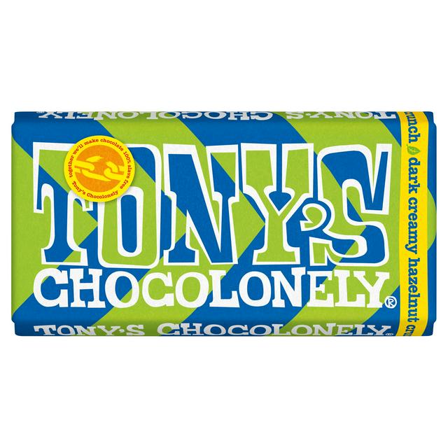 Tonys Chocolonely Dark Creamy Hazelnut Crunch 180g