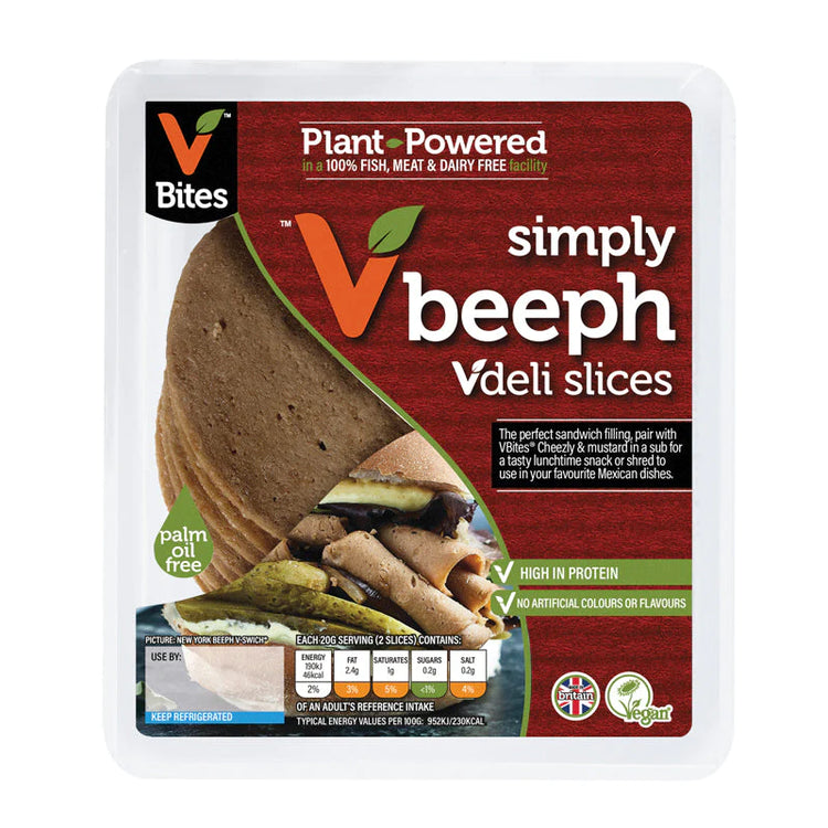 Vbites Vegan Cheatin' Roast Beef Slices 100g