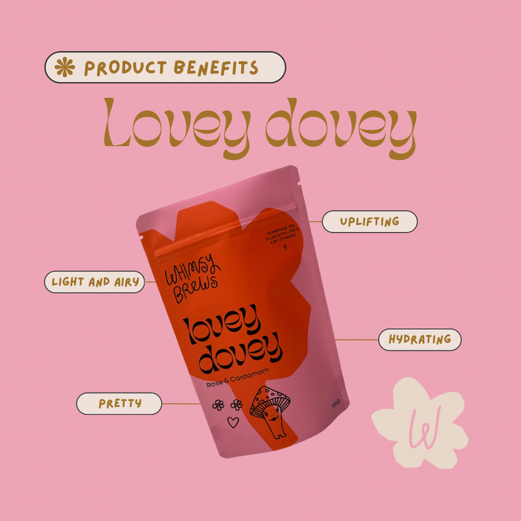 Whimsy Brews Lovey Dovey Tea 50g