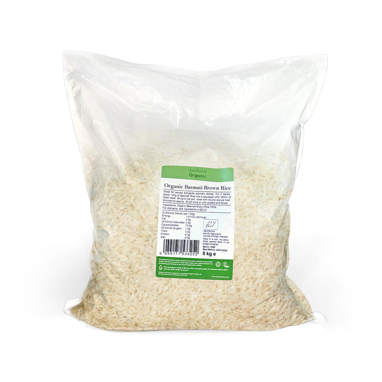 Organic Brown Basmati Rice  5kg