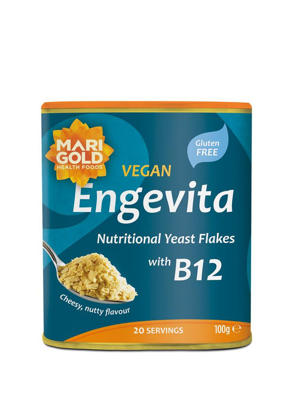 Marigold Nutritional Yeast Flakes LARGE BLUE B12 GF 125g