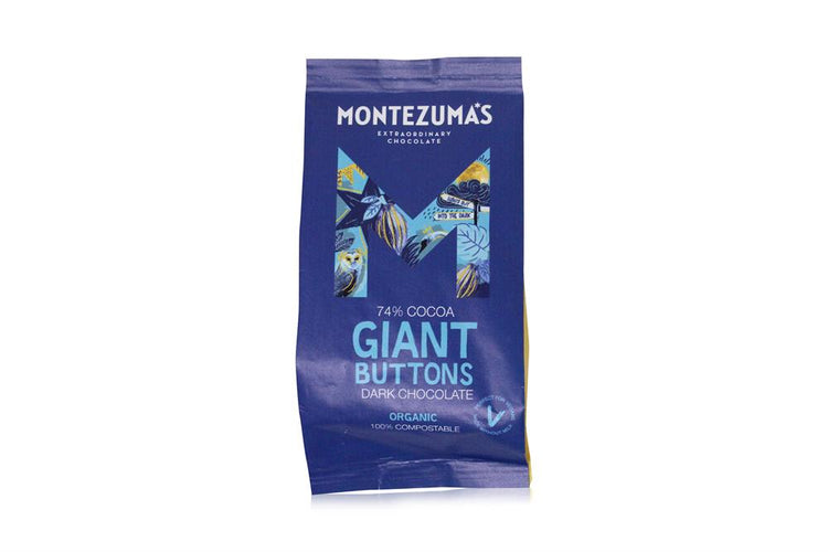 Montezumas Vegan Dark Chocolate Giant Buttons 180g