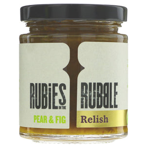 Rubies In The Rubble Pear Fig & Port Chutney 210g