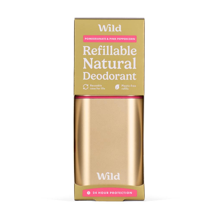 Wild Pomegranate & Pink Peppercorn Deodorant GOLD CASE 40g