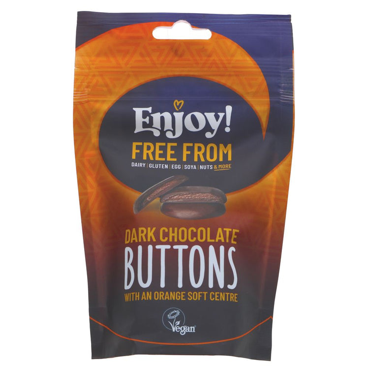 Enjoy Orange Choc Buttons 100g