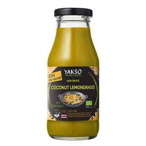 Yakso Organic Wok Sauce Coconut & Lemongrass 240ml