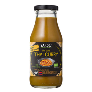 Yakso Organic Wok Sauce Thai Curry 240ml