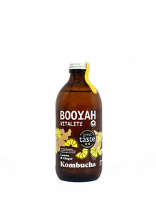 Booyah Lemon & Ginger Kombucha 330ml