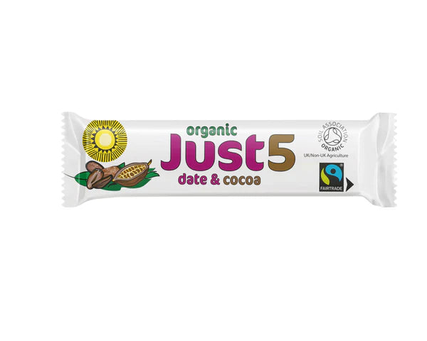 Tropical Wholefoods Just 5 Date & Cocoa Bar 40g