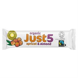 Tropical Wholefoods Just 5 Apricot & Almond Bar 40g
