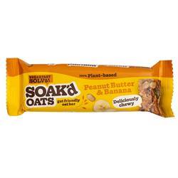 SOAKd OATS Gut Friendly Oat Bar Peanut Butter & Banana 42g