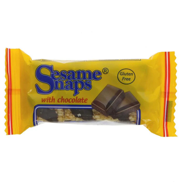 Sesame Snaps with Chocolate 30g