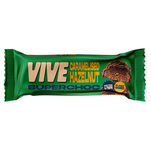 Vive Superchoc Caramelised Hazel Bar 40g