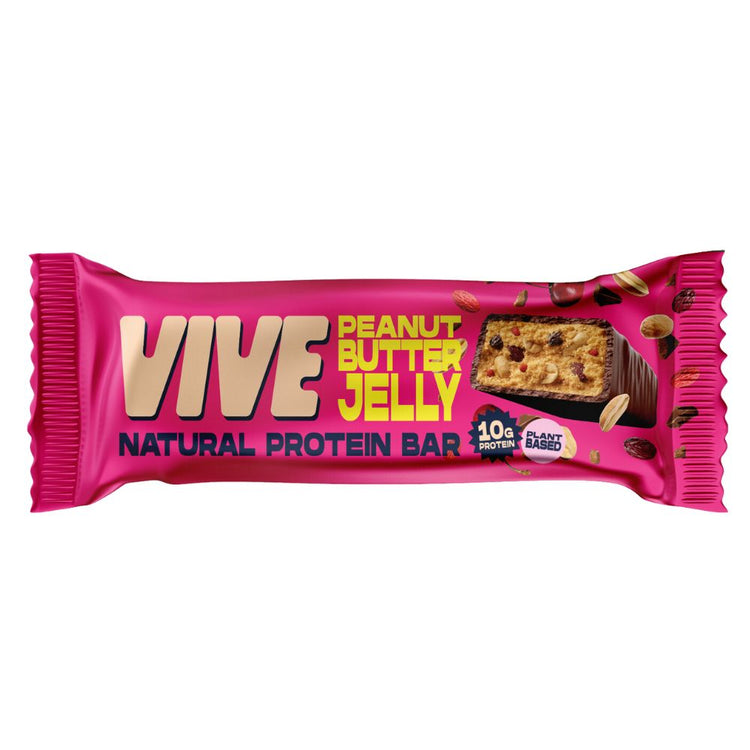 Vive Peanut Butter Jelly Protein Bar 49g