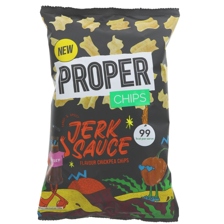 Properchips Jerk Chickpea Chips 85g