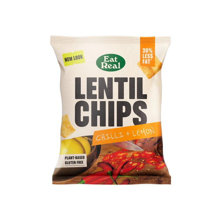 Eat Real LENTIL Chips Chilli Lemon 40g