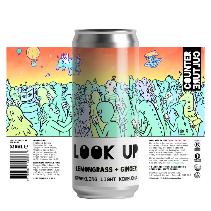 Counter Culture Look Up Kombucha 330ml