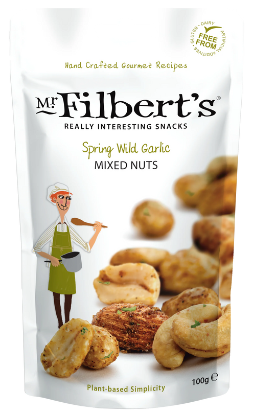 Mr Filberts Wild Garlic Mixed Nuts 100g