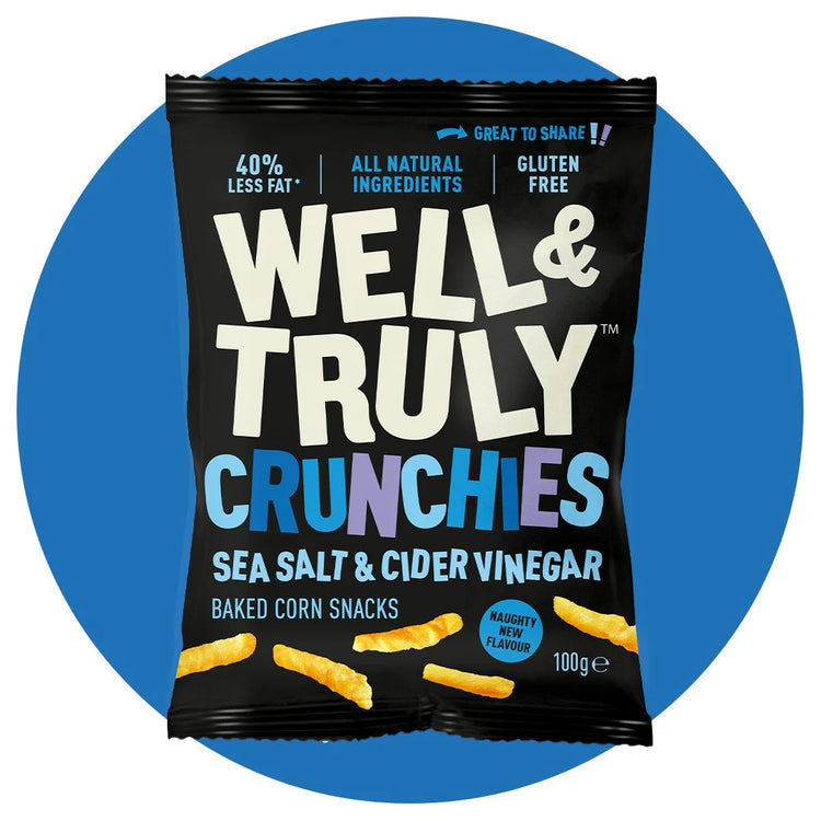 Well & Truly Salt Vinegar Crunchies 100g