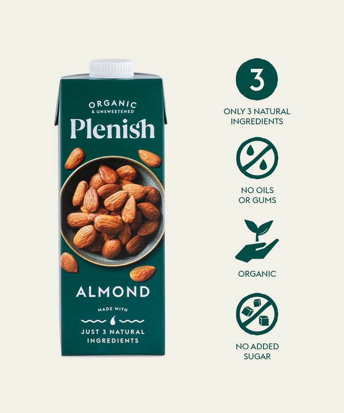 Plenish Organic Almond Milk 1L