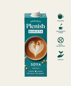 Plenish Organic Barista Soya Milk 1L