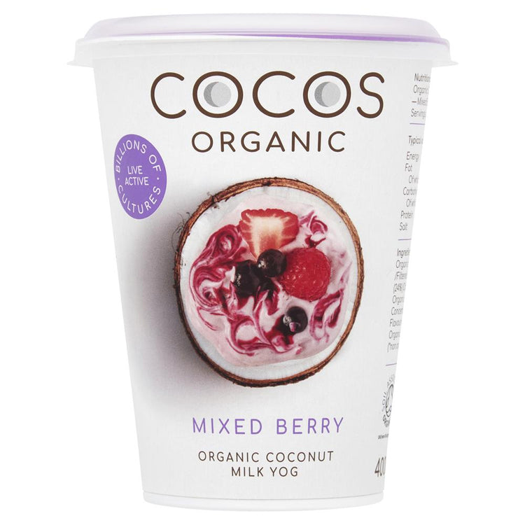 Cocos Organic Berry Coconut Yoghurt 400g