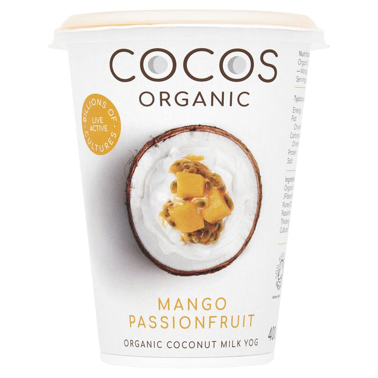 Cocos Organic Mango Passion Yoghurt 400g