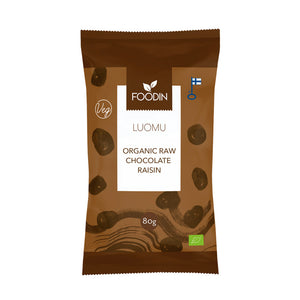 Foodin Organic Chocolate Raisins 80G