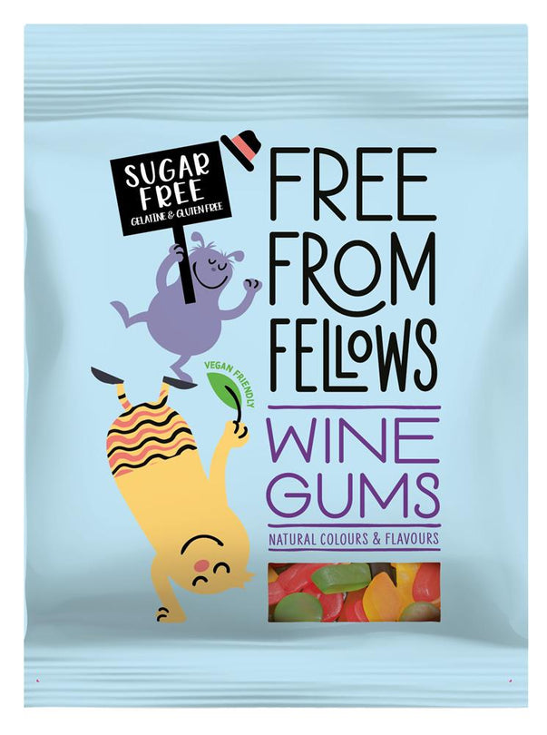 Free From Fellows Wine Gums 100g