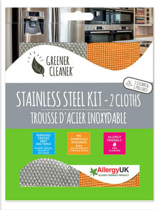 Greener Cleaner Stainless Steel Kit 2pk