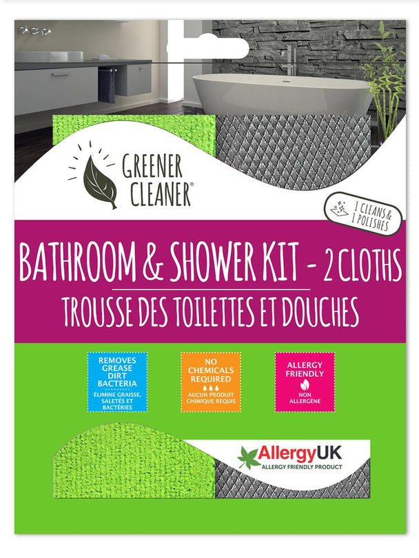 Greener Cleaner Bathroom & Shower Kit 2pk