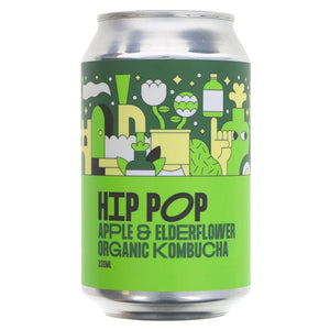 Hip Pop Kombucha Apple Elderflower 330ml