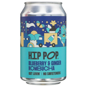 Hip Pop Kombucha Blueberry Ginger 330ml