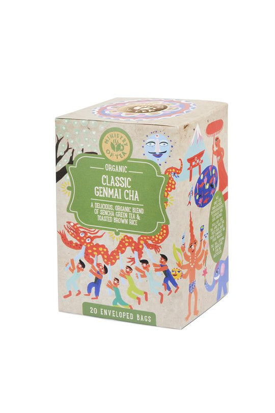 Ministry of Tea Organic Classic Genmai Tea 20 bags - Kindly of Brighton