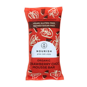 Nourish Grow Cook Enjoy Organic Strawberry Mousse 60g - Kindly of Brighton