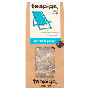 Teapigs lemon & ginger 15 tea temples