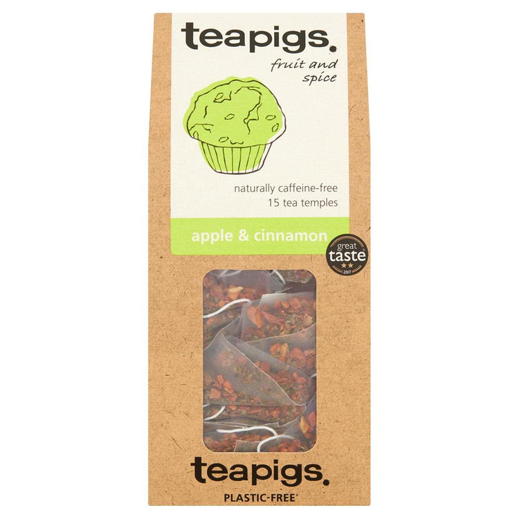 Teapigs apple & cinnamon 15 tea temples