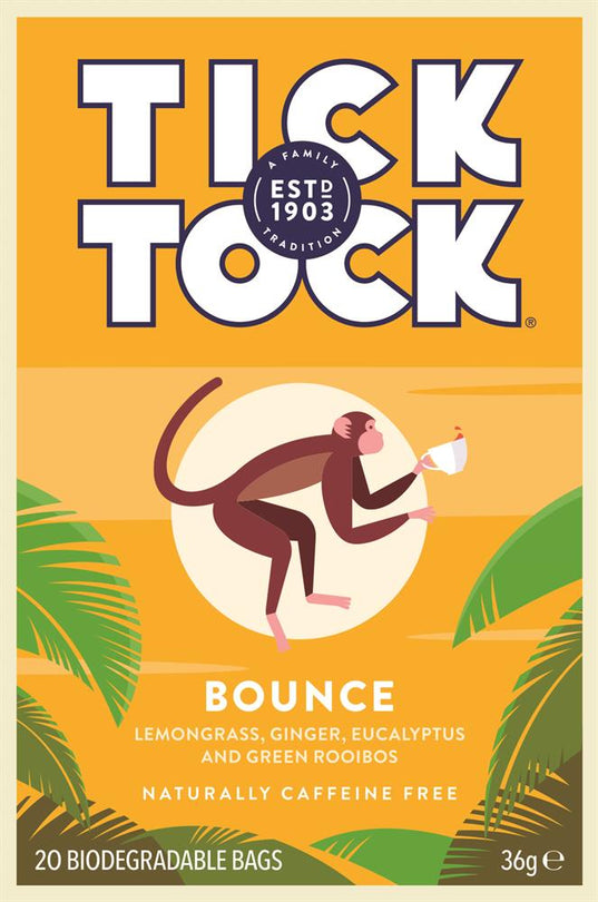 Tick Tock Wellbeing Bounce Tea 20 bag