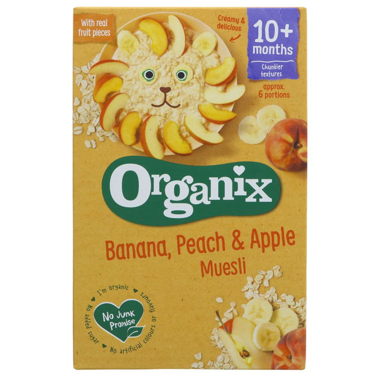 Organix Banana;Peach & Apple Muesli 200G