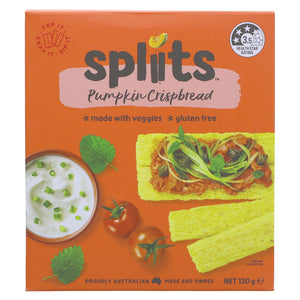 Orgran Spliits Pumpkin Crispbread 130G