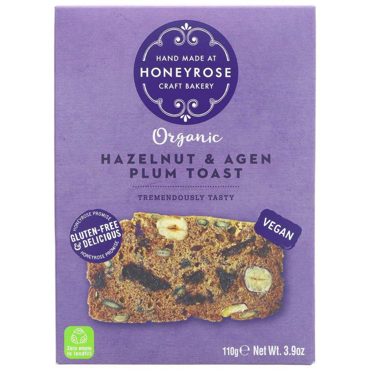 HONEYROSE Hazelnut & Agen Plum Toast 110G