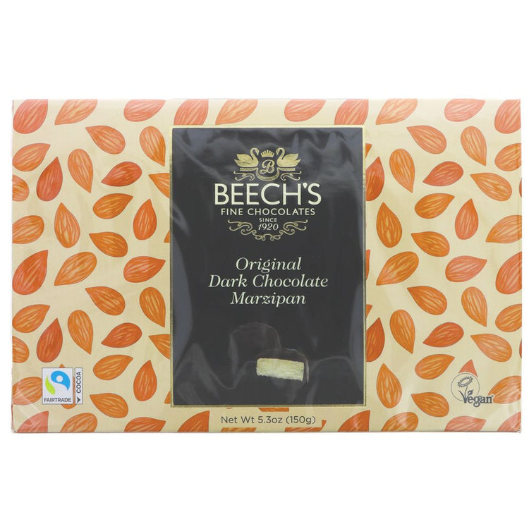 BEECHS FINE CHOCOLATES Dark Chocolate Marzipan 150G